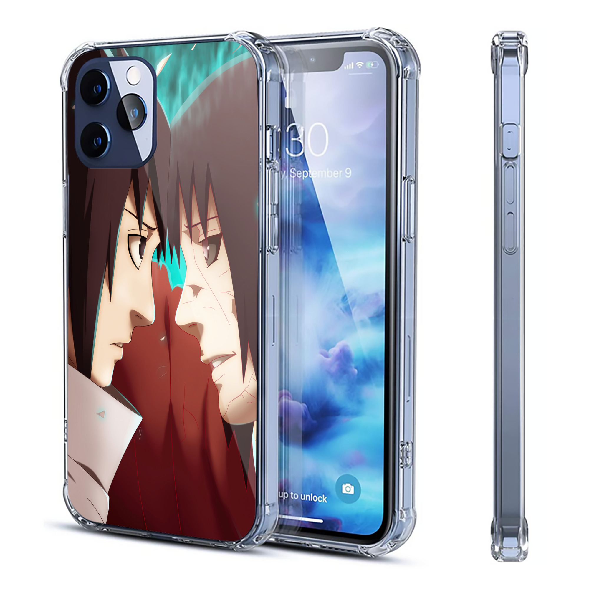 （画像用） NARUTO -ナルト- NARUTO -ナルト- 疾風伝 【iPhone 12シリーズ対応】透明スマホケース（クリアソフトケース）